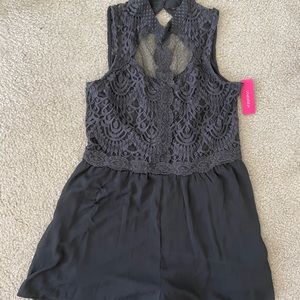 Charcoal grey romper